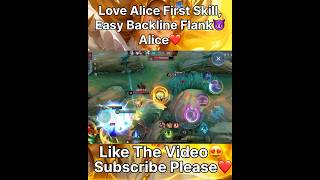 Best Way To Win TeamFight😈 Alice❤️ shorts mobilelegends mlbb mlbbcreatorcamp moba ml mlbbm6 [upl. by Alisha]