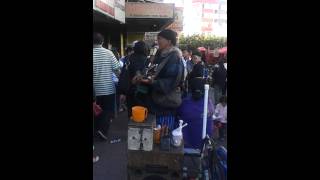 blind man playing PUSONG BATO at baguio city [upl. by Ecnedac]