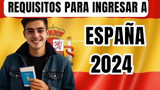 NUEVOS Requisitos para Viajar a ESPAÑA 2024 💥 [upl. by Nonnelg723]