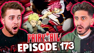 NASTU amp GAJEEL VS STING amp ROGUE Fairy Tail Episode 173 REACTION  Group Reaction [upl. by Naloj]