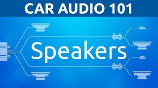 Speakers General  Car Audio 101 [upl. by Publias]