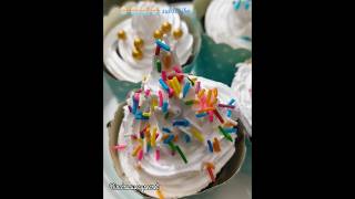 Cup cake 🧁🤤🤤  chocolate cup cake  whippingcreamrecipe cupcakes decoration foryou food yt [upl. by Gati]