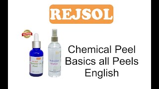 Rejsol Chemical peel Basics of all products of REJSOL Chemical Peels any enquiries WA 9773494509 [upl. by Eisaj]