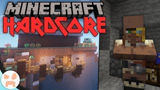 I FOUND A PET VILLAGER  Minecraft Hardcore Survival Ep 4 [upl. by Rojam]