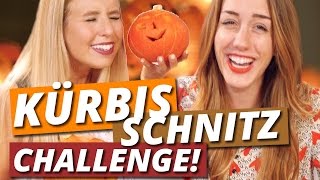 KÜRBIS SCHNITZ CHALLENGE mit BESTRAFUNG l DIVersus wCali Kessy amp Nora [upl. by Lotsyrc42]