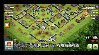 Air Combo with log launcher x Clash Of Clans [upl. by Spindell403]