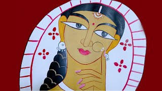 Madhubani Painting For Beginners  EASY Madhubani Design [upl. by Barbee]