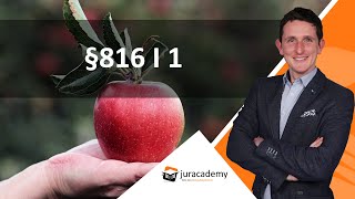 §816 I 1 ► juracademyde [upl. by Goodill]