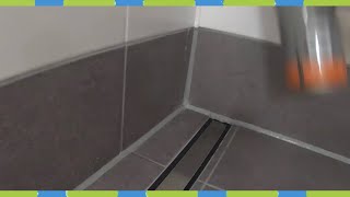 Silikonfugen richtig ziehen Wand Boden Waschbecken WC Duschtrennwand [upl. by Dania]