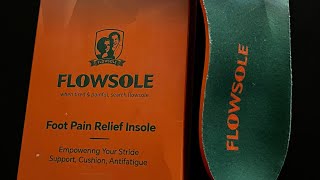 Flowsole Insole Review… takecareofyourfeet Foot Health Awareness [upl. by Yelehsa]