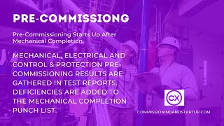 PreCommissioning What is PreCommissioning When Does PreCommisioning Start [upl. by Benge]