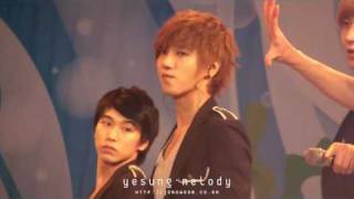 100717 HDYesung focus BONAMANA  Boryeong Mud Festival 2010 [upl. by Attenaej]