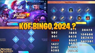 BOCORAN KOF BINGO 2024  SUDAH HADIR SIMULASI DI ADVANCE SERVER MOBILE LEGENDS [upl. by Nylssej874]