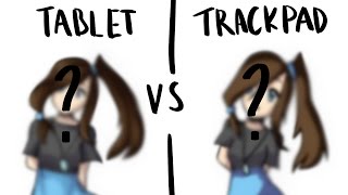 Tablet vs Trackpad  Which drawing is better [upl. by Allys617]