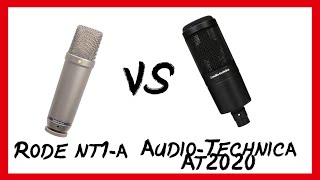 Mic Showdown Audio Technica AT2020 Vs Rode NT1A Raw amp Mixed Vocals [upl. by Alimak]