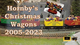 Hornbys Christmas wagons 2005  2023 [upl. by Jillene]