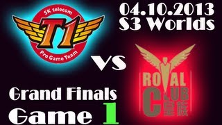 RYL vs SKT T1  Royal Club vs SK Telecom T1 Game 1  Finals of Season 3 World Championship  S3 VOD [upl. by Merill]