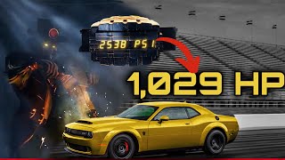 Dodges Final Edition Challenger teased to have 1029 HP [upl. by Alie]