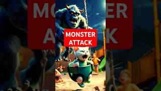 MONSTER Attacks Kitty Can This Adorable Cat Survive cat meow funny meows cute [upl. by Rozelle989]