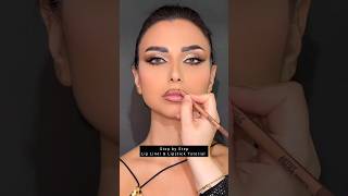 Lip Liner  Lipstick and LipGloss Tutorial 🔥💯🤩 shorts makeuptutorial learningwithnk viral [upl. by Weingartner]