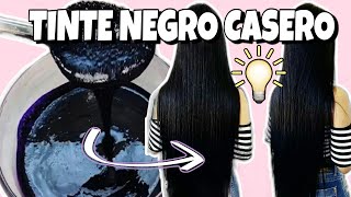 CREA TU TINTE NEGRO EN CASA DURADERO SIN QUIMICOS Y SIN AMONÍACO😲CUBRE CANAS tintes cabellolindo [upl. by Zelma]