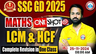 SSC GD Maths  SSC GD 2025  LCM amp HCF Maths Revision Class  Maths For SSC GD by Deepak Sir [upl. by Abdul]