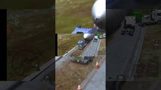 HEAVY DUTY TRUCK  HEAVY TRAILER  BROKEN ROAD  truckersofeurope3 offroad truck [upl. by Rourke]