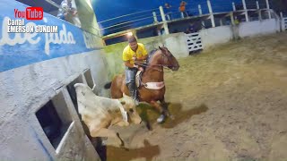 TREINO DE VAQUEJADA  DERRUBANDO BOI NO PARQUE GUARANI [upl. by Jeremias299]