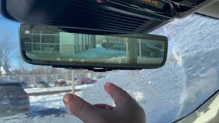 How To Operate The Clear Sight Rearview Mirror On Your Brand New Range Rover [upl. by Mairem470]