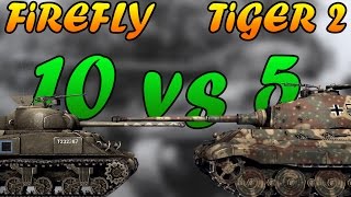 Men of War Assault Squad 2  10 Sherman Firefly Tank vs 5 SS King Tigers  Editor Scenario 24 [upl. by Aissenav]