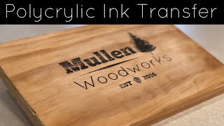 1 Minute PolyCrylic Ink Transfer [upl. by Ronel]