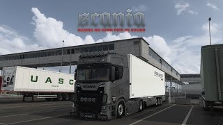 ETS2 149 Scania S650 Sarantos  Scania NG Open Pipe V8 Sound v20 [upl. by Octavla]