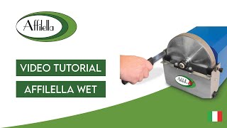 Video tutorial Affilella wet  Affilatrice professionale ad acqua per coltelli e forbici [upl. by Netsuj]