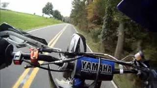 YZ450F Supermoto Helmet Cam GoPro [upl. by Troth440]