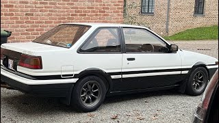 Cold Start AE86 Trueno GT APEX 2 door 4AGE 16V [upl. by Saba]