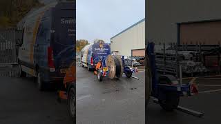 Cable Drum loaded up onto Cable Trailer and off out to Customer [upl. by Elyad]