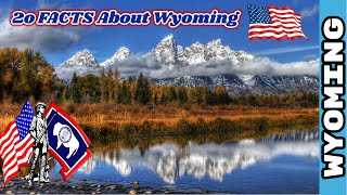 20 FACTS About Wyoming  Cinematic Video [upl. by Lottie141]