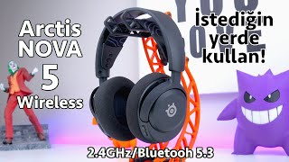 İster evde ister dışarıda iş görür quotSteelseries Arctis Nova 5 Wireless incelemesiquot [upl. by Wolk]