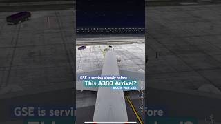 A380 arrival when GSE is already started serving BKK in World of Airports 251 Updates [upl. by Asena]