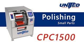 Polishing Small Parts  CPC1500 Deburring Machine [upl. by Airtap588]