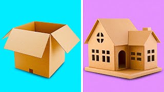 25 INCREDIBLE CARDBOARD CRAFTS TO MAKE AT HOME  Recycling Projects by 5Minute Decor [upl. by Dnalyk]