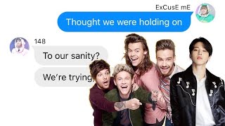 BTS TEXTS ► the one with the 1D bops [upl. by Ttayw]