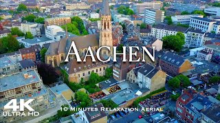 AACHEN 🇩🇪 Drone Aerial Drohne 4K  Aken AixlaChapelle Germany Deutschland [upl. by Uziel]