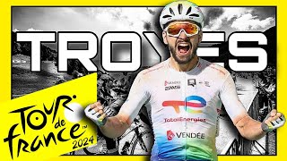 Tour de France 2024 Troyes [upl. by Ha]