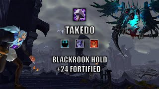 WoW Ret Paladin Mythic 102 POV  24 Blackrook Hold  Fortified  Dragonflight Season 3 [upl. by Nylirret]