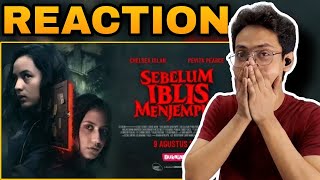 Reaction Official Trailer SEBELUM IBLIS MENJEMPUT  Holly Verse [upl. by Ytisahcal]