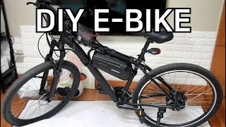 DIY E BIKE Ebike Conversion Kit 36V 48V 500W with Rear Rotate Hub Motor wheel Set [upl. by Arakawa]