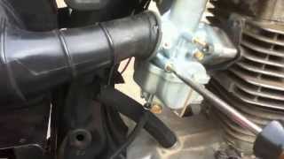 basic carburettor adjustment tuning 4 stroke and how it works [upl. by Tteve574]