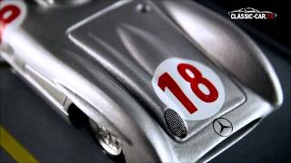 Classic Car TV  Brumm S1223 Mercedes 196C GP Italia 1955 [upl. by Elokkin]