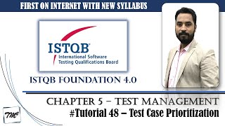 ISTQB FOUNDATION 40  Tutorial 48  Test Execution Schedule  Test Prioritization  CTFL Tutorials [upl. by Attebasile]